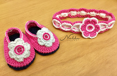 Booties and Headband for Maia