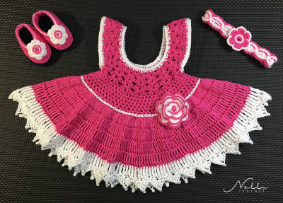 Pink Baby Dress for Maia