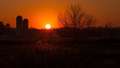 Farm Sunset