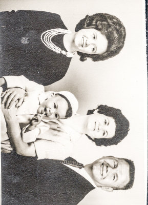 Judy, Betty, Everrette and adopted Son