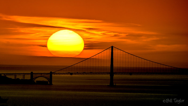 Golden Gate Sunset !