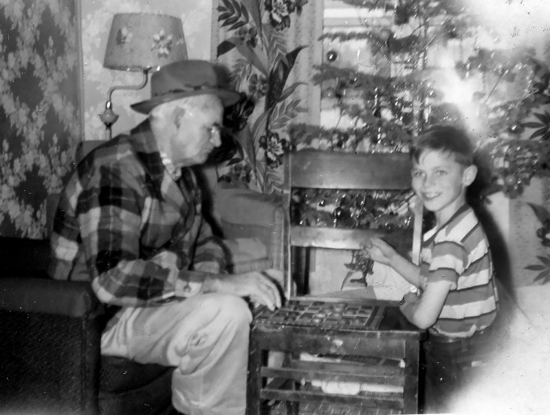 John Carl Helmick (Grandpa) & Bill Taylor