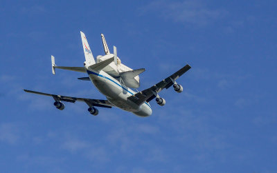  Shuttle Endeavour final flight over Sacramento