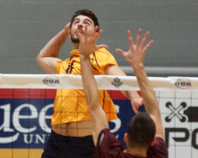 Queen's vs McMaster M-Volleyball OUA Gold Medal Round 03-10-19