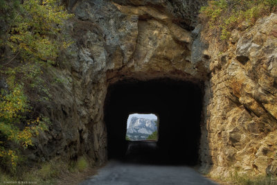 Doane Robinson Tunnel on Iron Mountain Road in Custer State Park