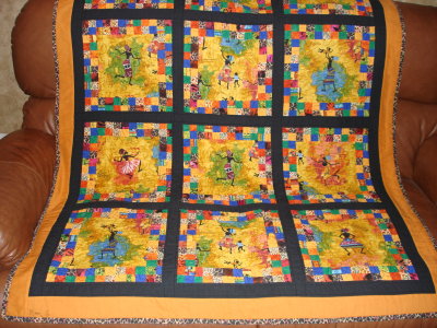 Mom 5 - African Quilt, Hospice House  - 2009