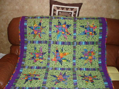 Mom 2 - Laurel Burch Freeform Star, Hospice House - 2009