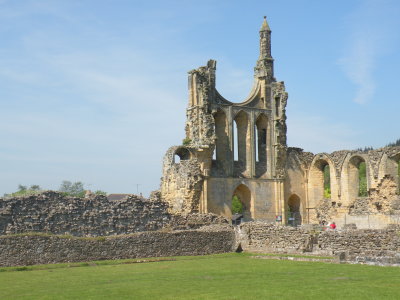 Byland Abbey West Front from interior