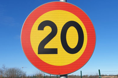 Speed limit in Sweden.