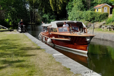Canal Boat . Linkping - Sweden.