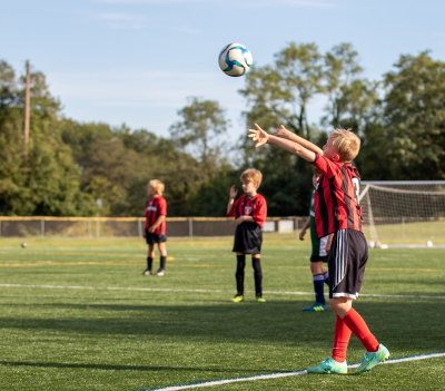 Ryan Playing Soccer