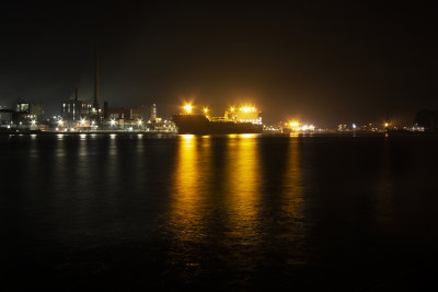 Sluiskil at night