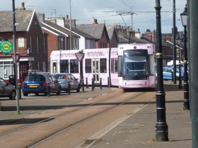 Bombardier Flexity2 003 @ Fleetwood Heading to Star Gate