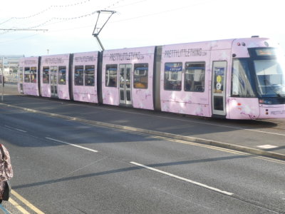 Bombardier Flexity2 003 @ Fleetwood Ferry Heading to Star Gate