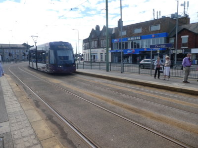 Bombardier Flexity2 006 @ Cleveleys Heading to Fleetwood Ferry