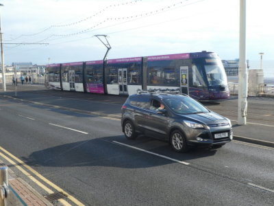 Bombardier Flexity2 007 @ North Shore Heading to Fleetwood Ferry
