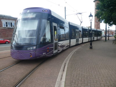 Bombardier Flexity2 012 @ Fleetwood Heading to Star Gate
