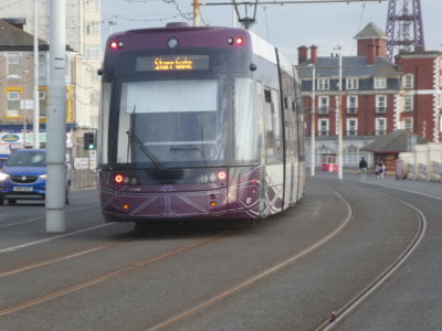 Bombardier Flexity2 017 @ North Shore Heading to Fleetwood Ferry