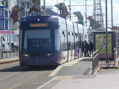 Bombardier Flexity2 010 @ Pleasant Street heading to Fleetwood Ferry Terminus