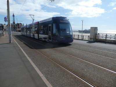 Bombardier Flexity2 013 Aproaching Pleasant Street heading to Fleetwood Ferry Terminus