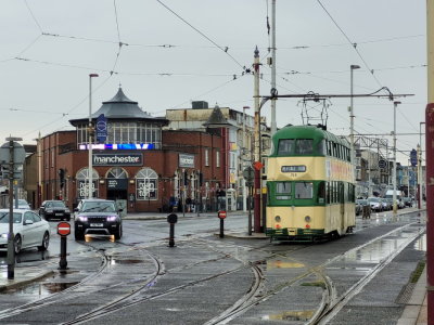 Blackpool Balloon 715 (1935) @ Manchester Square heading to Fleetwood Ferry Terminus