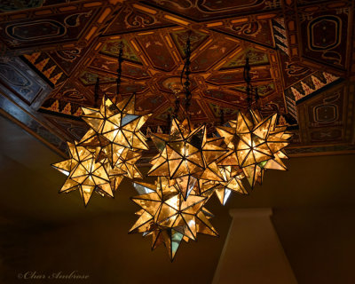 Chandelier at the Wrigley Mansion