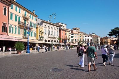 Piazza Bra in Verona Italy