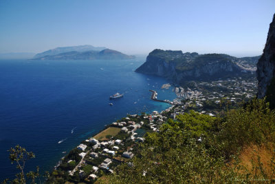 View of Capri from Anacapri