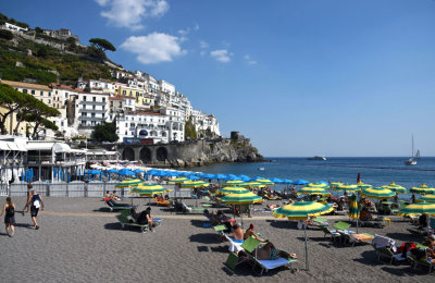 the Beach in Amalfi
