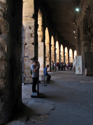 Entrance at the Colosseum