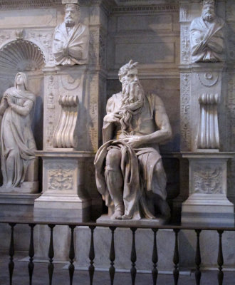 Moses Sculpture by Michelangelo