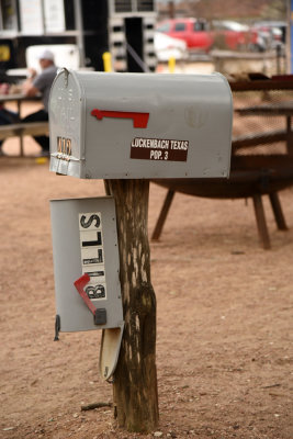 Luckenbach's Lone Mailbox