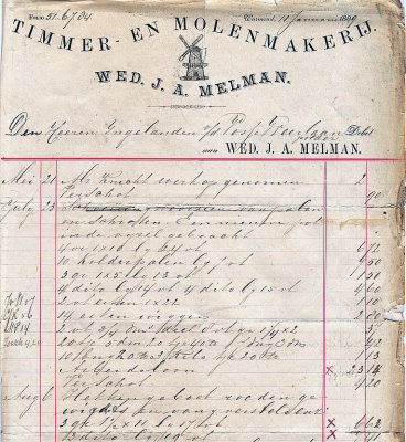 Timmer- en molenmakerij Wed. J.A. Melman