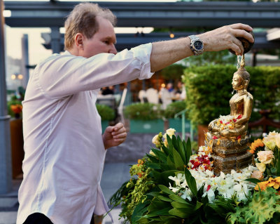 Hellmut Issels, 13.April, 2021, Songkran Water Ceremony at MO, Bangkok 