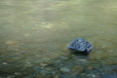 Rock in the river