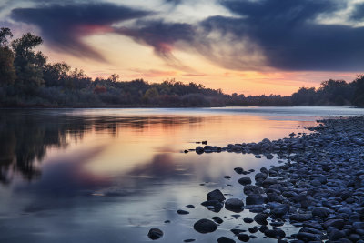 River sunset