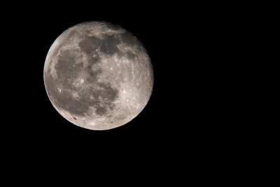 The moon tonight