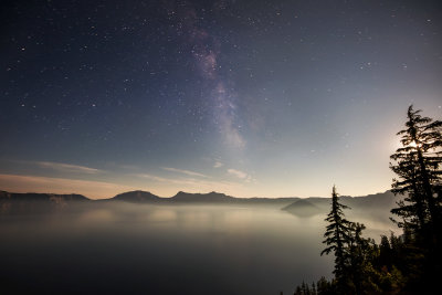 Crater Lake Night