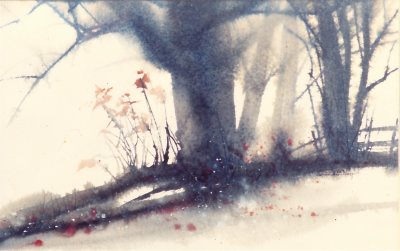 IMG Ed Tracy 74 Dec Abstract Landscape Trees Small Red Flowers.jpg