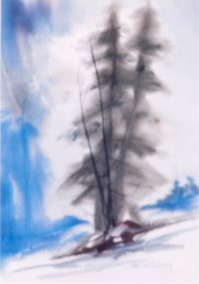 IMG Ed Tracy 73 Jan Two Trees Over Blue (blurry).jpg