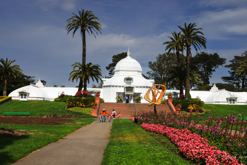 children from Conservatory of Flowers