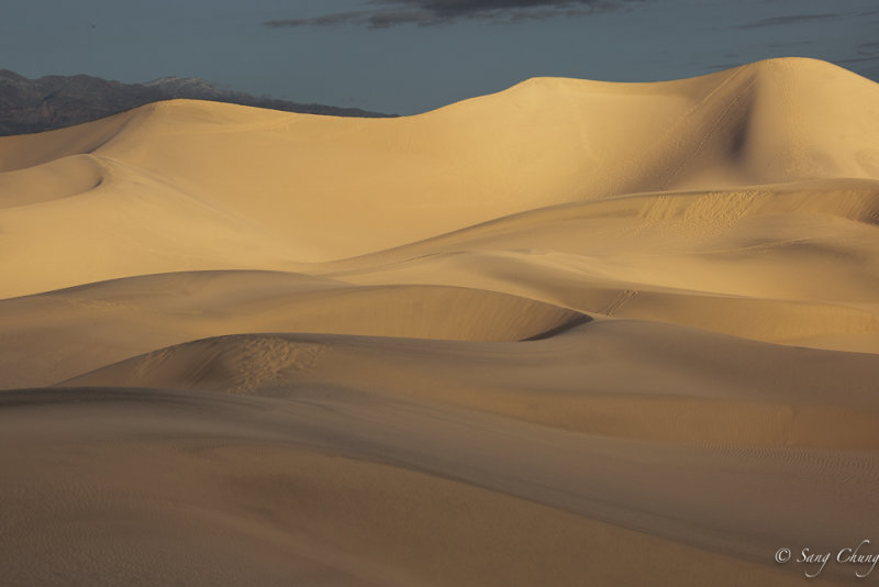 waves of sand dunes