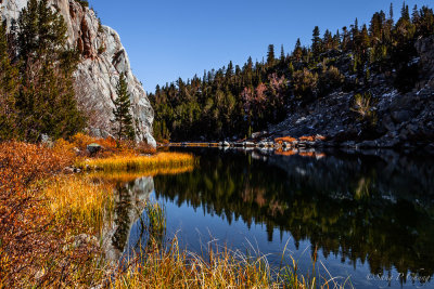 fall colors of Rock Creek Lake