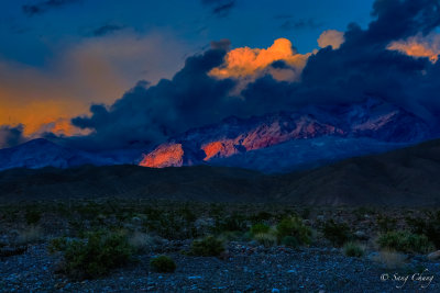 Death Valley at sunset