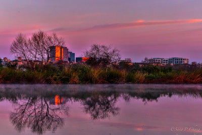 City of Irvine at sunrise