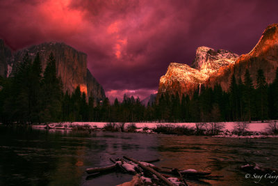 El Capitan at sunset