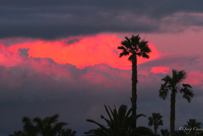 at sunset of HB