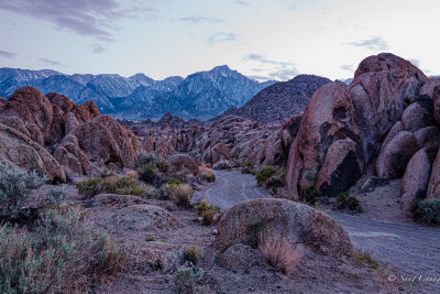 a road to Mt. Whitney
