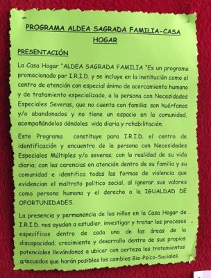 Program information