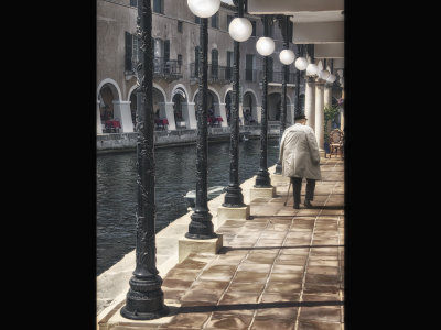 Evening Stroll - Side Walk Port Gramaud